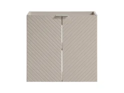 Szafka z Umywalką Viva Cashmere 60cm z Blatem i Umywalką Nablatową Lola