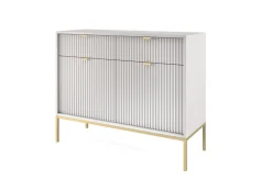 Szara Komoda na metalowych nóżkach 104cm Nilo ps