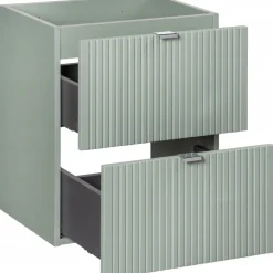 SZAŁWIOWA szafka z blatem 50cm LINE REED GREEN z szufladami