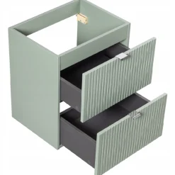 SZAŁWIOWA szafka z blatem 50cm LINE REED GREEN z szufladami