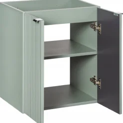 SZAŁWIOWA szafka z umywalką 60 cm LINE REED GREEN 82-60-D