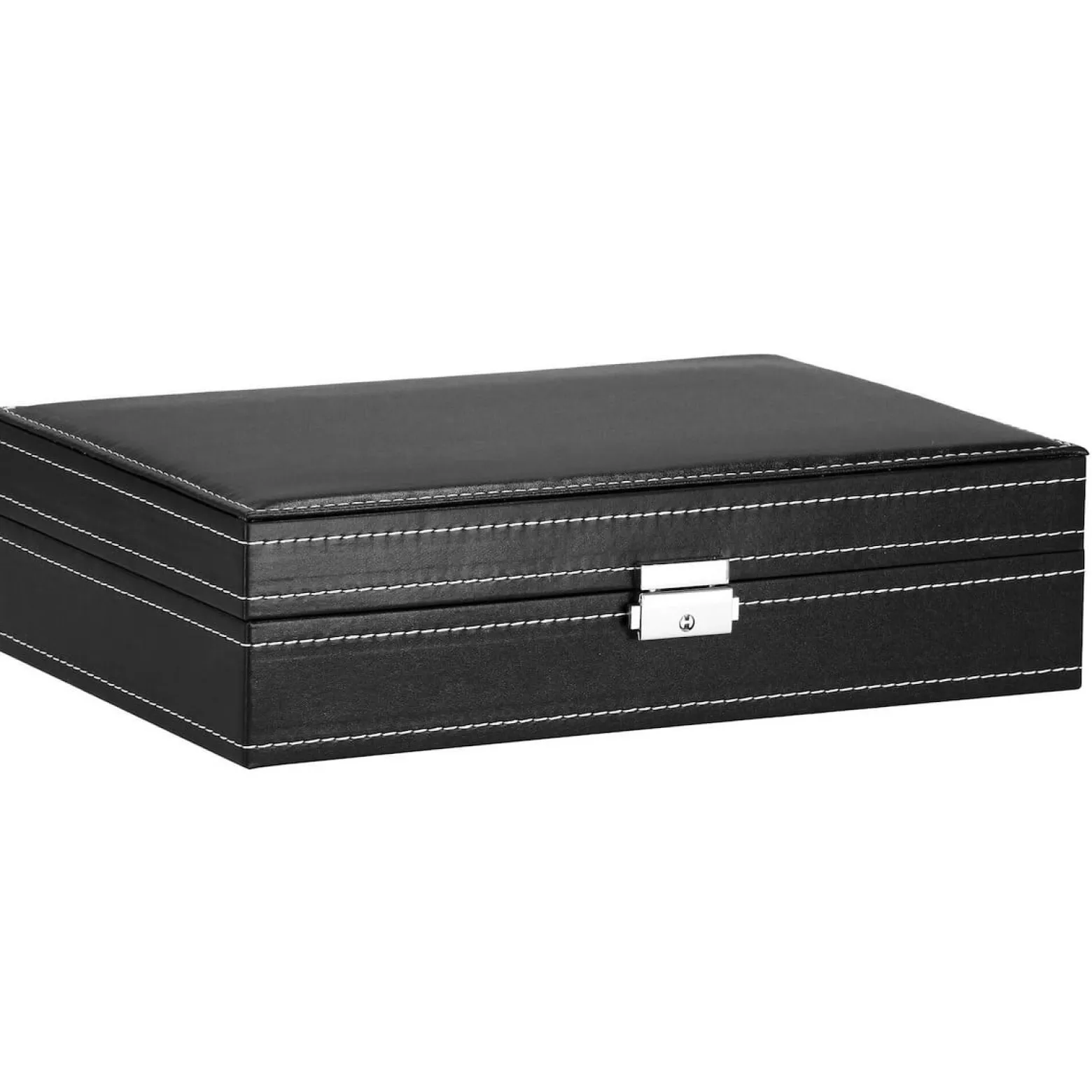 Szkatułka na zegarki 33x20x9cm organizer z przegródkami