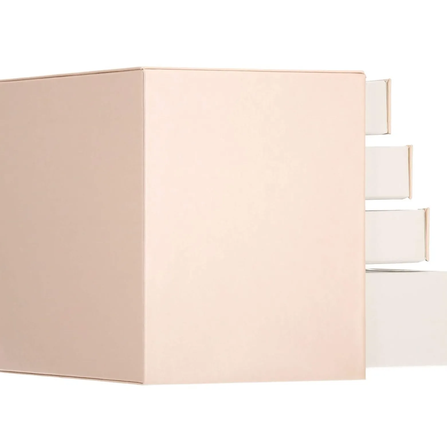 Szkatułka na biżuterię ekoskóra 26x22x18 cm różowy organizer