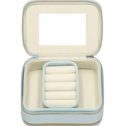 Szkatułka na biżuterię ekoskóra 11,5x8,5x5,5 cm organizer