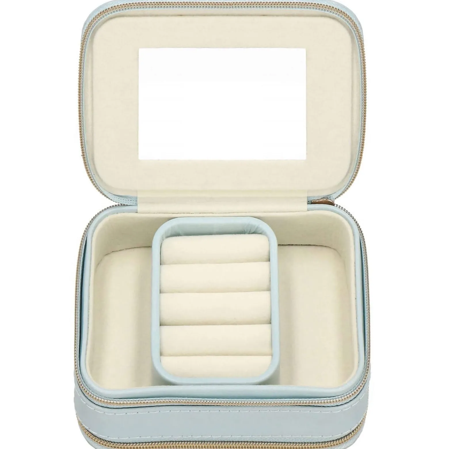 Szkatułka na biżuterię ekoskóra 11,5x8,5x5,5 cm organizer