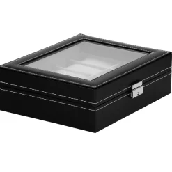 Szkatułka na zegarki 25x20x8 cm ekoskóra organizer