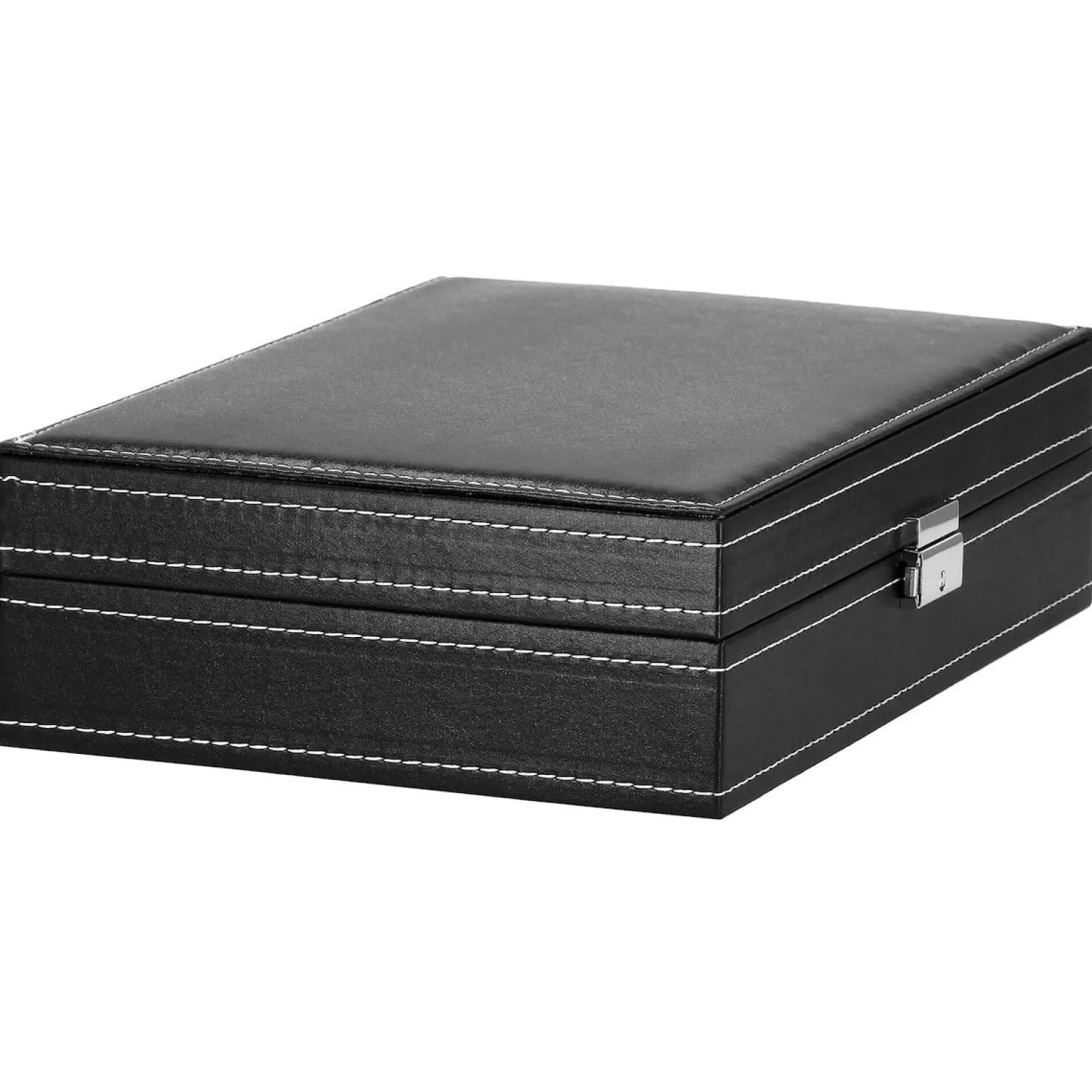 Szkatułka na zegarki 33x20x9cm organizer z przegródkami