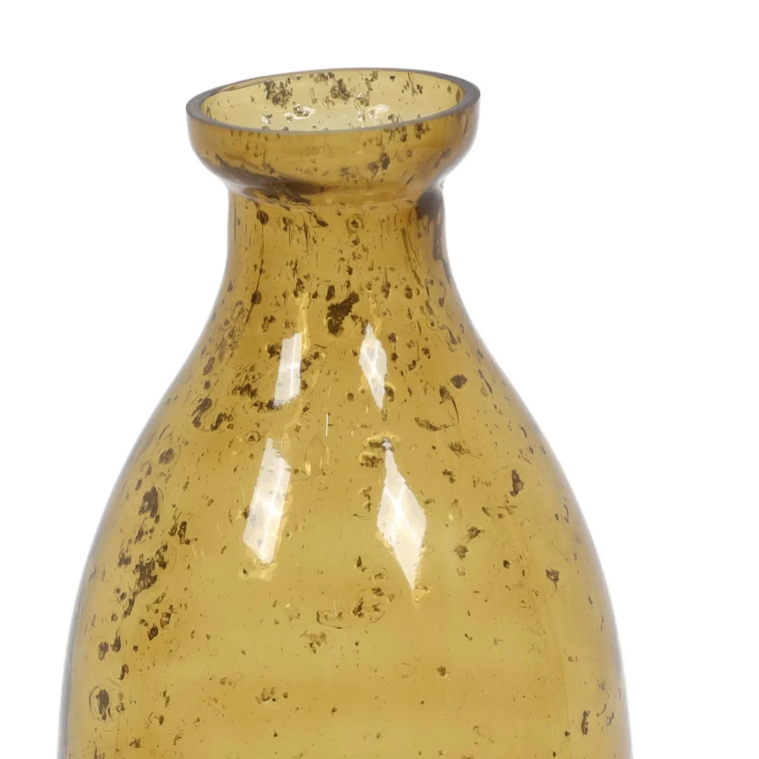Szklana butelka nakrapiana, Ø 10 cm