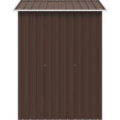 Szopa Brąz Stal vidaXL