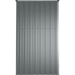 Szopa Szary 161 x 89 x 161 cm Stal vidaXL