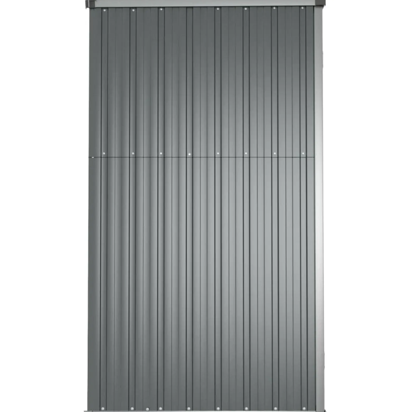Szopa Szary 161 x 89 x 161 cm Stal vidaXL