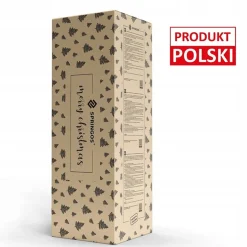 Sztuczna choinka na pniu 150 cm świerk naturalny ze stojakiem nowoczesny
