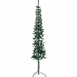 Sztuczna choinka połówka Zielony 150 cm vidaXL