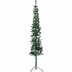 Sztuczna choinka połówka Zielony 120 cm vidaXL