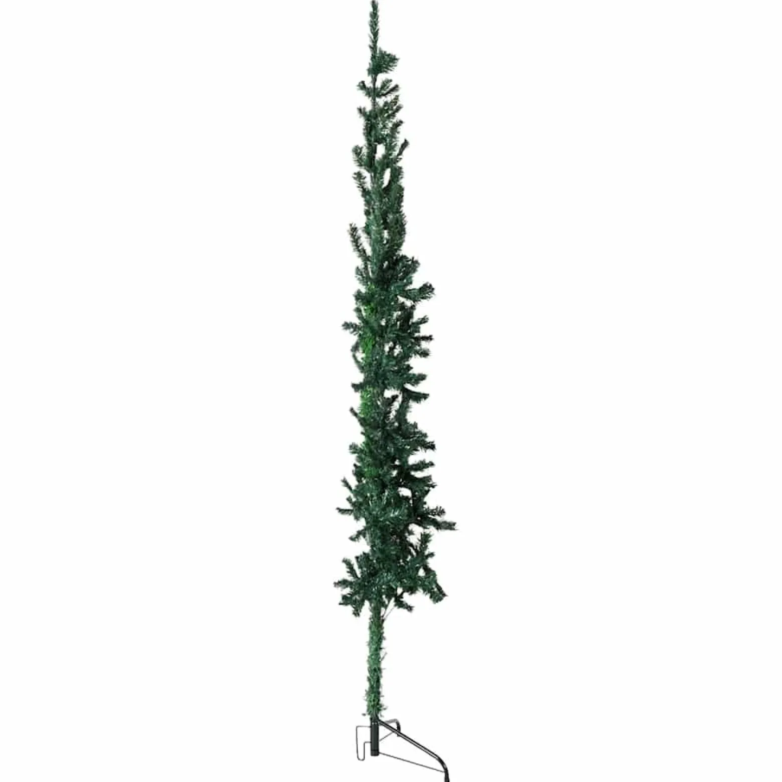 Sztuczna choinka połówka Zielony 240 cm vidaXL