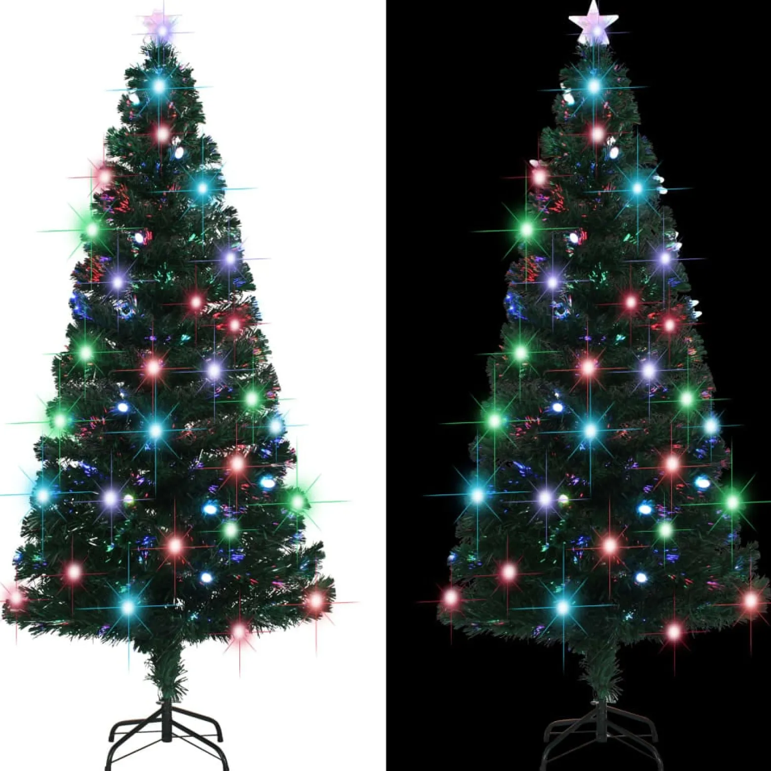 Sztuczna choinka Zielony 180 x 90 cm vidaXL