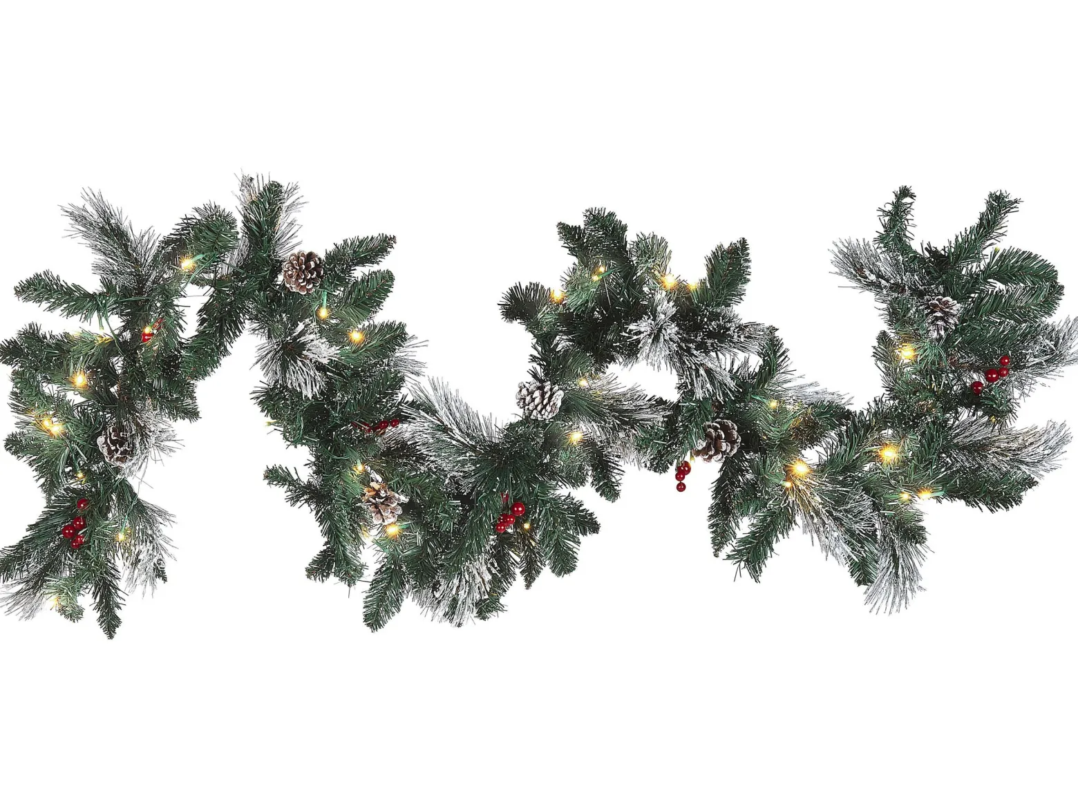 Sztuczna girlanda świąteczna LED 180 cm