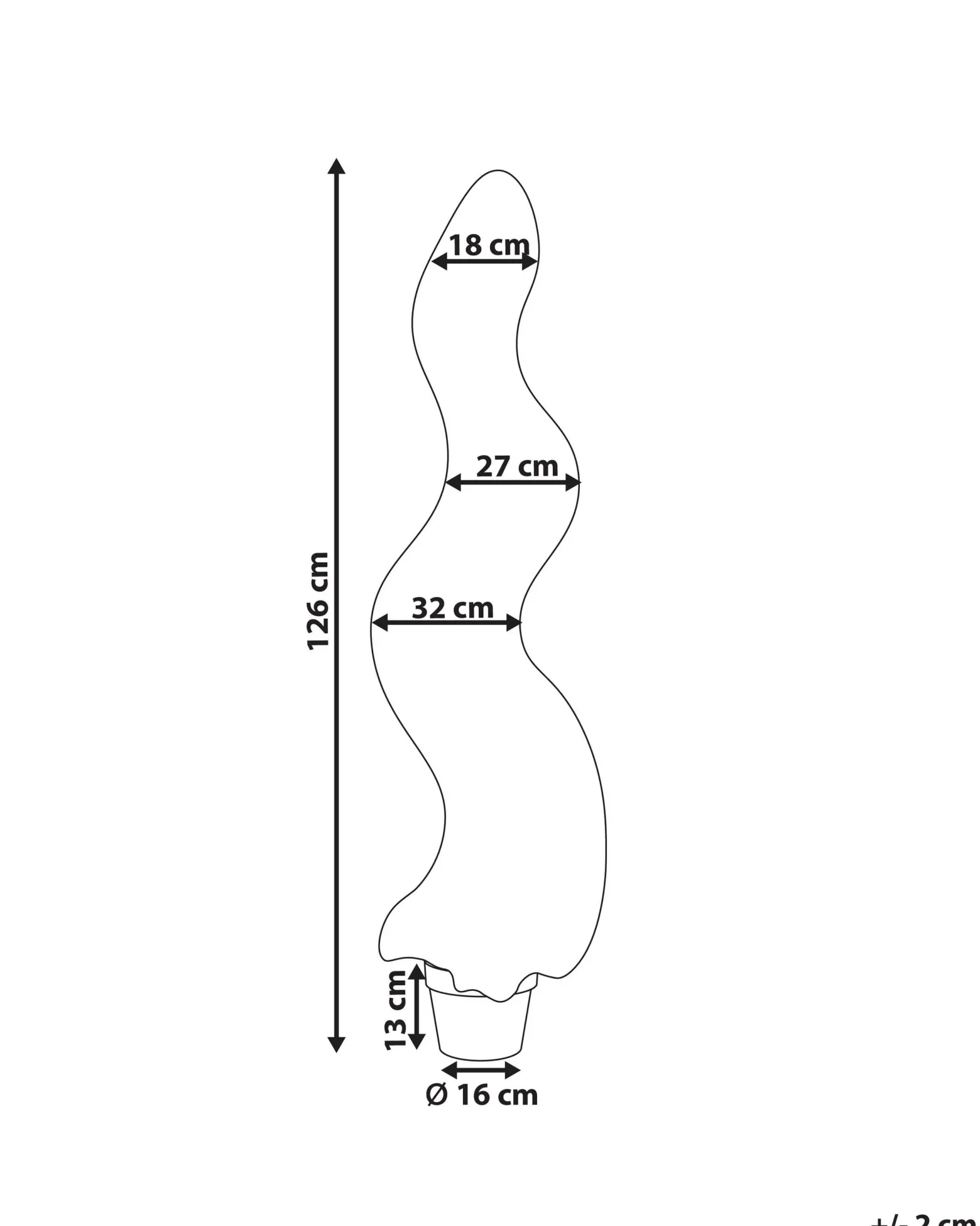 Sztuczna roślina w doniczce 126 cm ozdobna ogrodowa