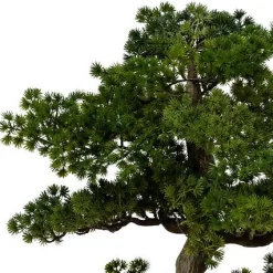 Sztuczne DRZEWKO BONSAI 86 cm w czarnej ceramicznej donicy