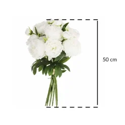 Sztuczne kwiaty Bukiet piwonii, wys. 50 cm