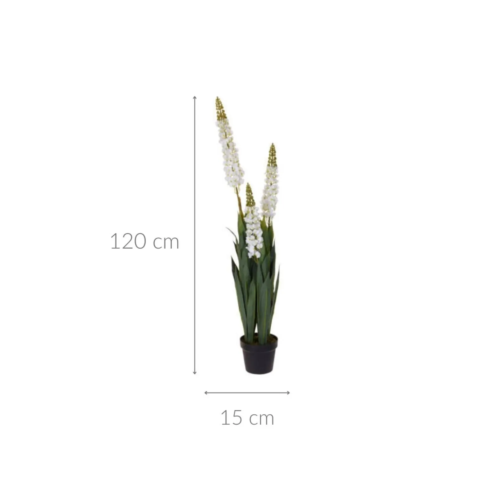 Sztuczny łubin w doniczce, 120 cm