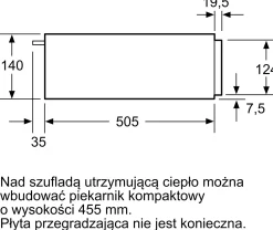 Szuflada Siemens BI510CNR0