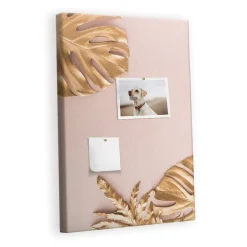 Tablica korkowa do biura nadruk Góry Stay Wild + pinezki