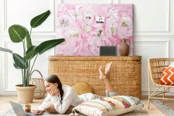 Tablica korkowa 120x80 cm organizer + pinezki Planer