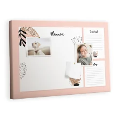 Tablica korkowa z nadrukiem do biura + pinezki Planer notes