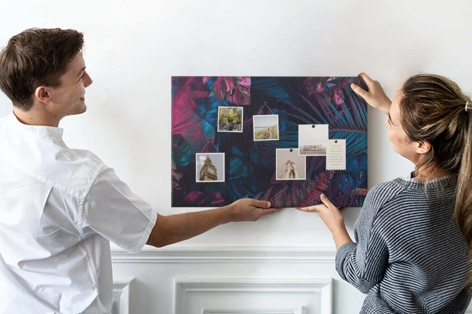 Tablica korkowa z nadrukiem planer + pinezki Organizer