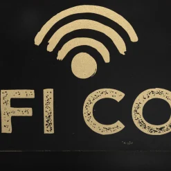 Tablica kredowa czarna WIFI CODE, 35 x 22 cm