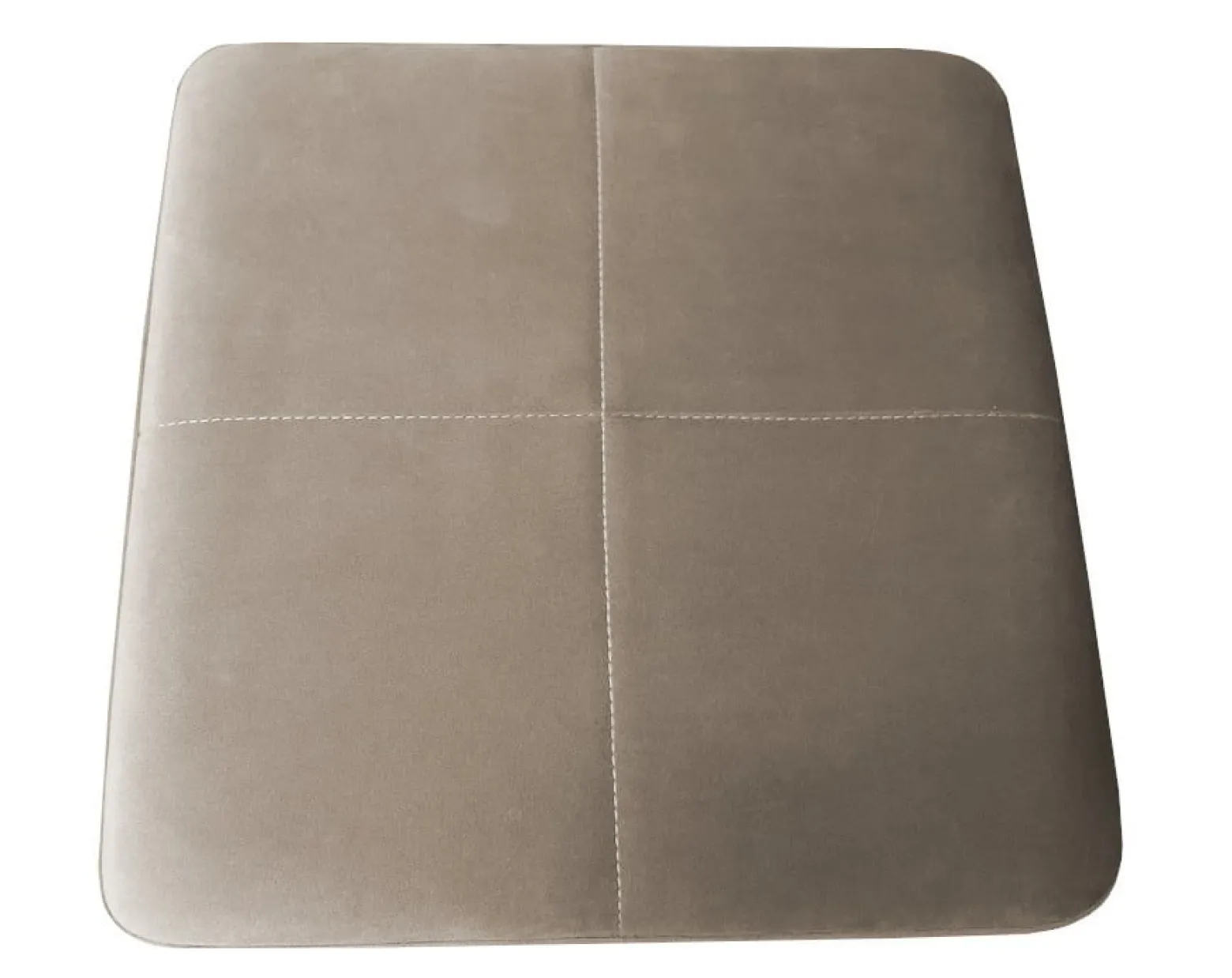 Taboret SOLID tkanina Welur stelaż metalowy STOŁEK LOFT