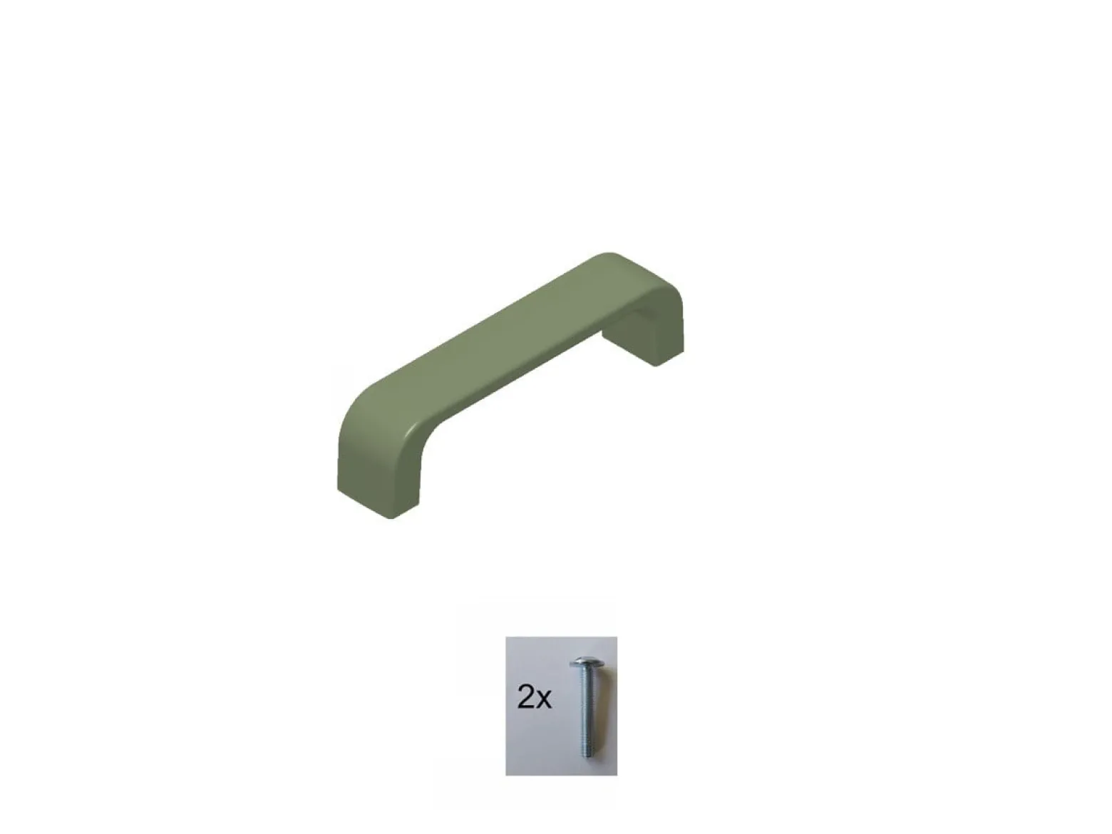 Uchwyt meblowy SCHWINN Z008 0096 szara oliwkowa proszek PS8