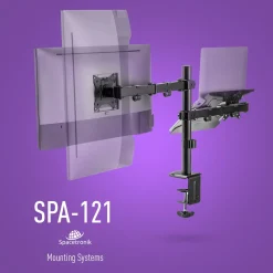 Uchwyt na monitor i laptop regulowany Spacetronik SPA-121