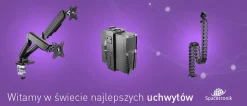 Uchwyt na monitor i laptop regulowany Spacetronik SPA-121