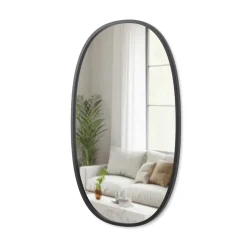 UMBRA lustro wiszące HUB 61 x 91 cm czarne