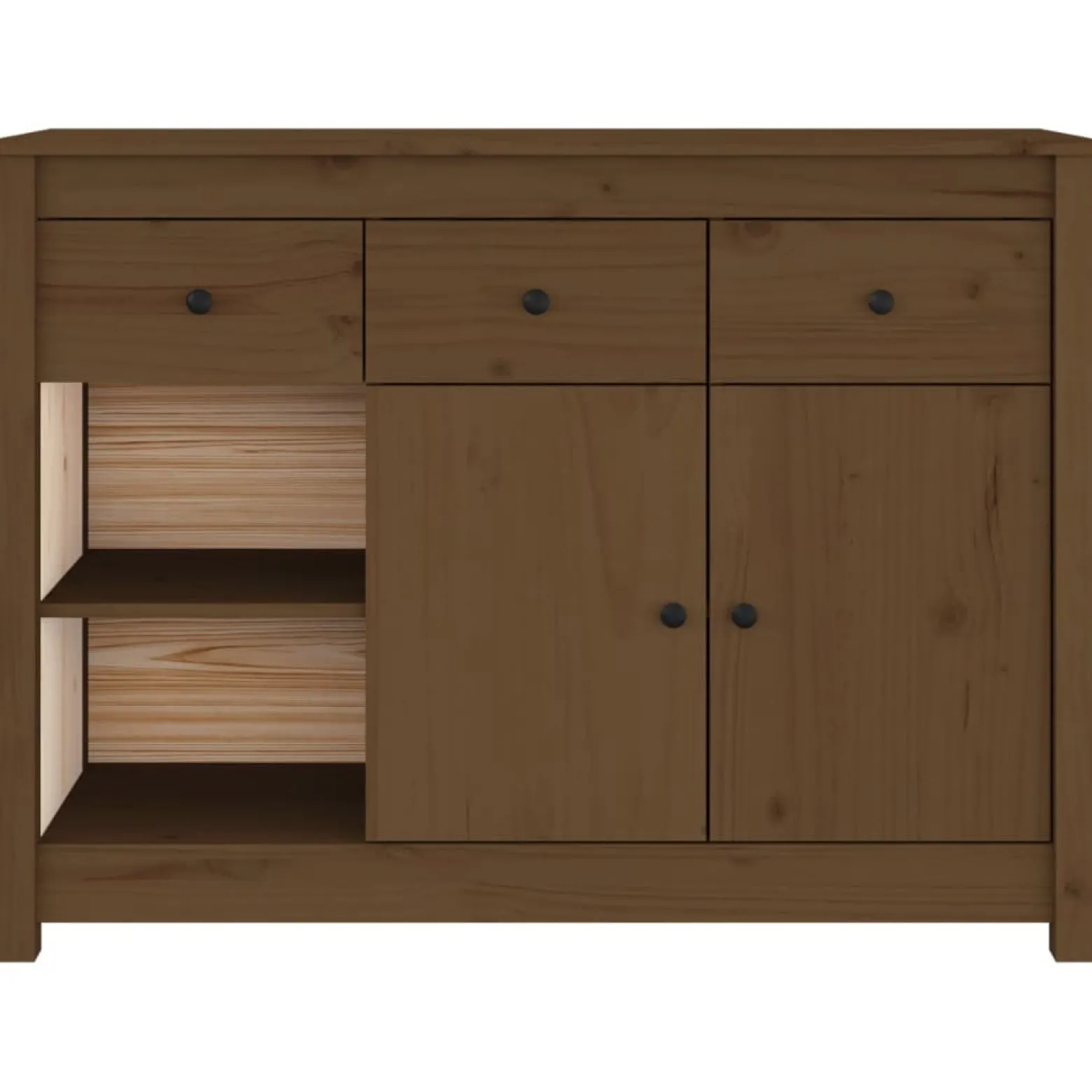 VidaXL Komoda miodowy brąz 100x35x74 cm