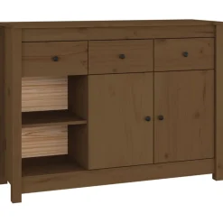 VidaXL Komoda miodowy brąz 100x35x74 cm