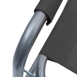VidaXL Krzesło ogrodowe Szary Metal