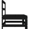 VidaXL Ogrodowa sofa środkowa czarna