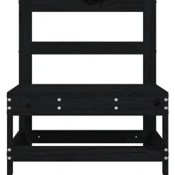 VidaXL Ogrodowa sofa środkowa czarna