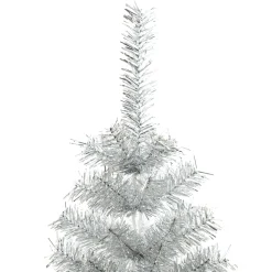 VidaXL Sztuczna choinka Srebrny 240 x 120 cm