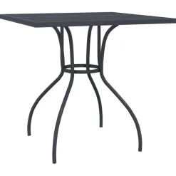 VidaXL Antracyt 80 x 80 x 72.5 cm Stal