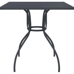 VidaXL Antracyt 80 x 80 x 72.5 cm Stal