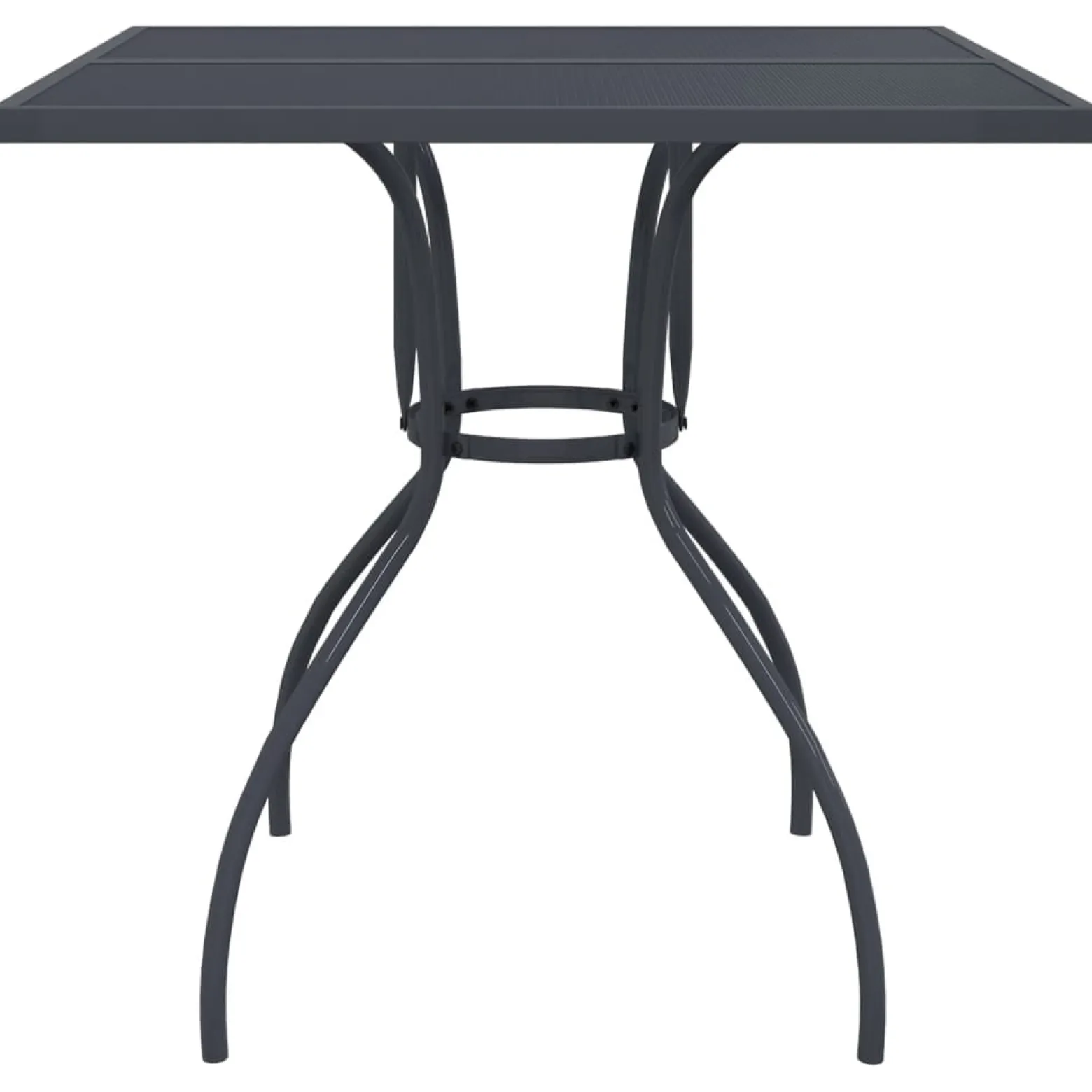 VidaXL Antracyt 80 x 80 x 72.5 cm Stal