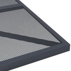 VidaXL Antracyt 80 x 80 x 72.5 cm Stal