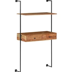 VidaXL Biurko ścienne 90 x 40 x 170 cm