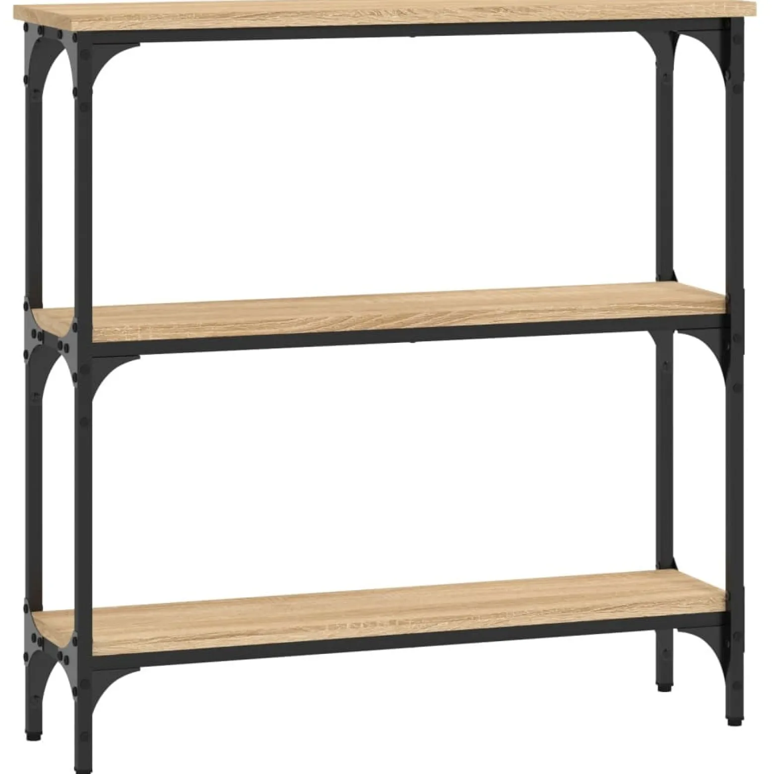VidaXL Brąz 75 x 22.5 x 75 cm Materiał drewnopochodny