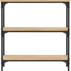 VidaXL Brąz 75 x 22.5 x 75 cm Materiał drewnopochodny