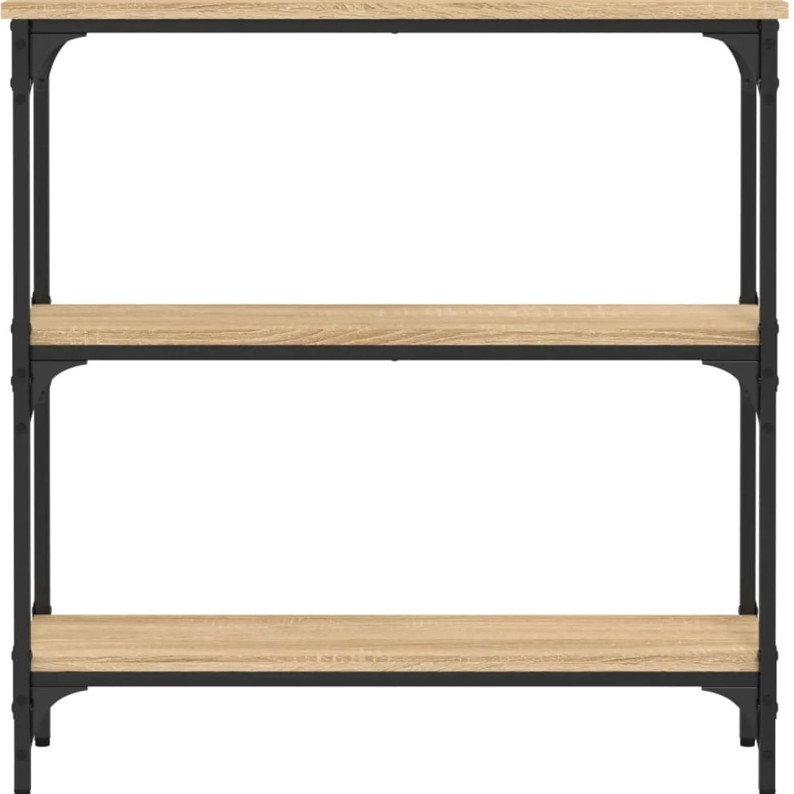 VidaXL Brąz 75 x 22.5 x 75 cm Materiał drewnopochodny